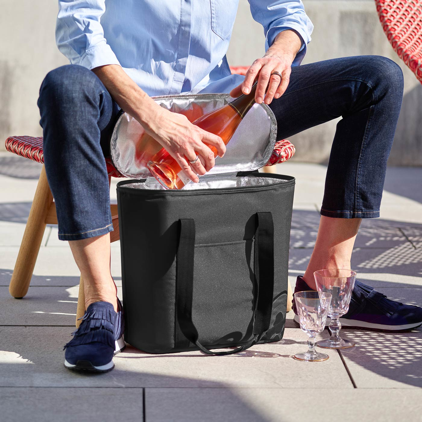 Reisenthel Thermoshopper - 15 l - Schwarz - Polyester - 380 mm - 160 mm - 350 mm, Ansicht 3