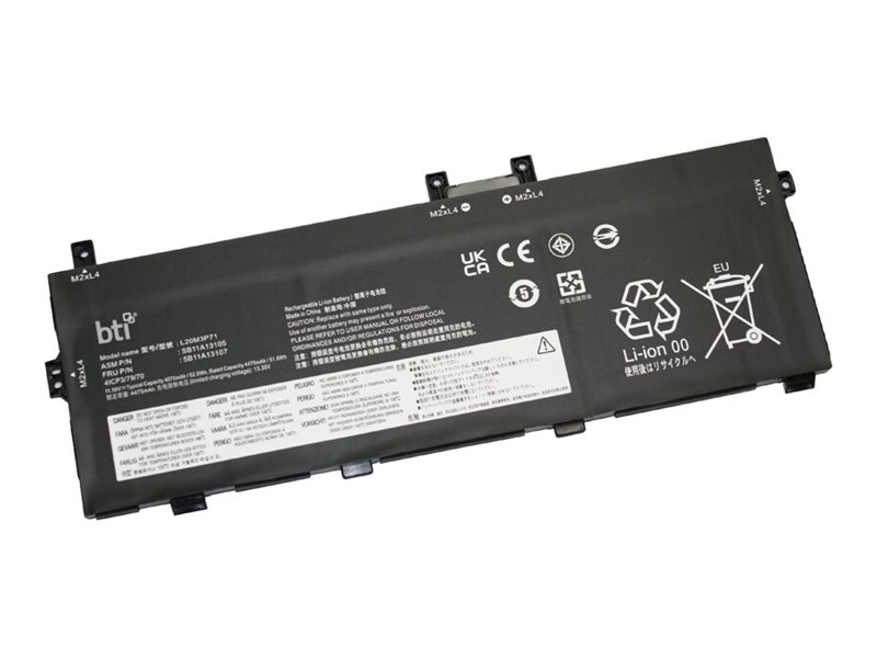 BTI Laptop-Batterie (gleichwertig mit: Lenovo L20M3P71 Lenovo SB11A13105 Lenovo 5B11A13107 Lenovo 5B11A13108 Lenovo L20C3P71 Lenovo L20L3P71 Lenovo SB11A13106)