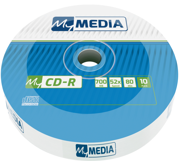 Verbatim MyMedia My CD-R - 52x - CD-R - 120 mm - 700 MB - Spindel - 10 Stück(e), Ansicht 3