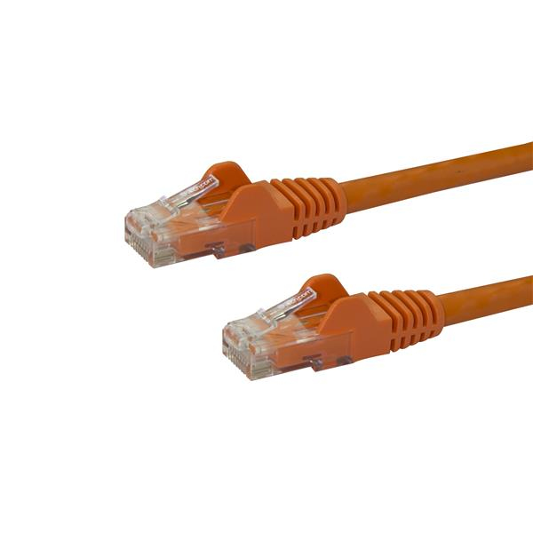StarTech.com Cat6 Snagless RJ45 Netzwerkkabel - 10m - Orange - Cat 6 Ethernet UTP Kabel 10 Meter - Patch-Kabel - RJ-45, Ansicht 2