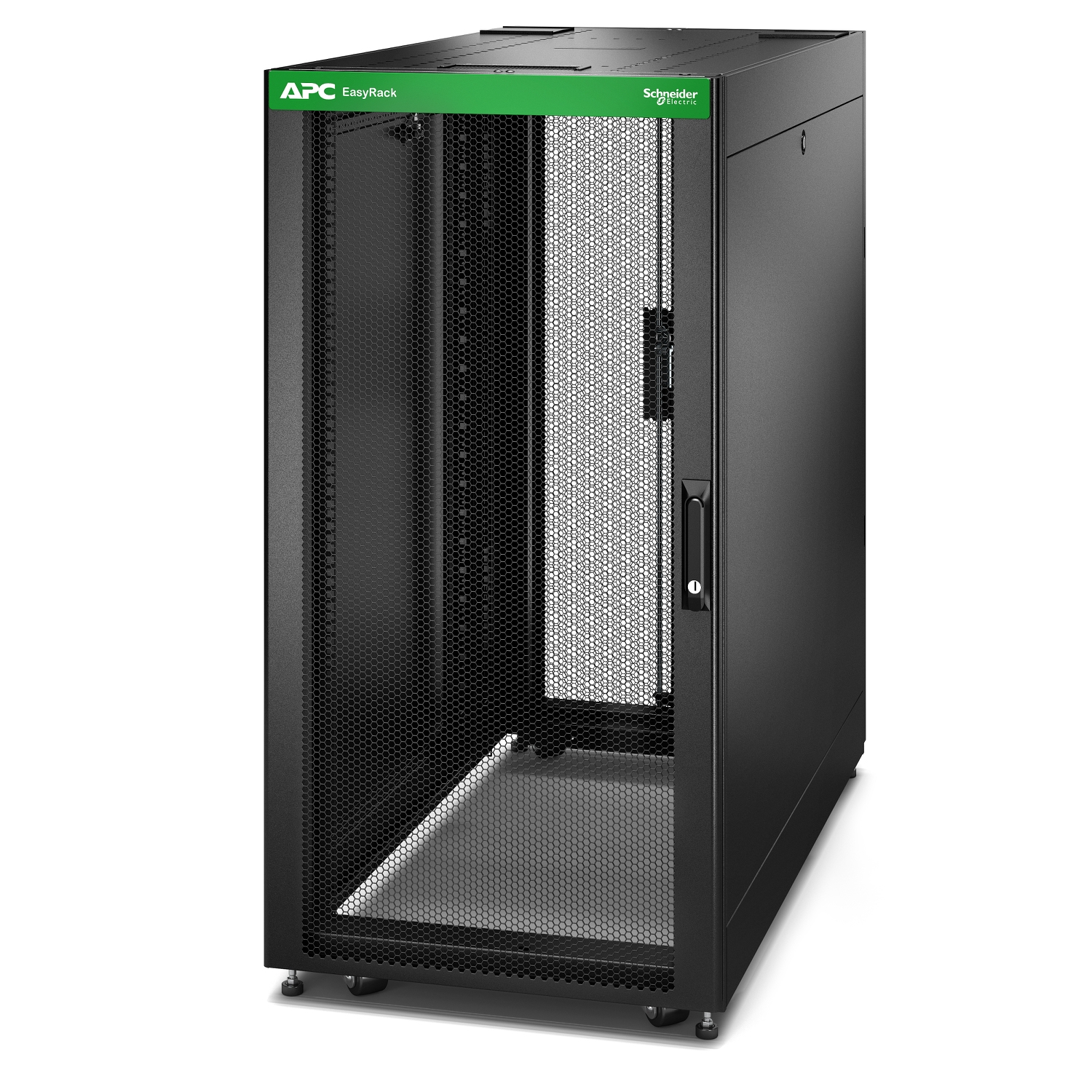 APC Easy Rack - Schrank Netzwerkschrank - Schwarz - 24U - 48.3 cm (19), Ansicht 2