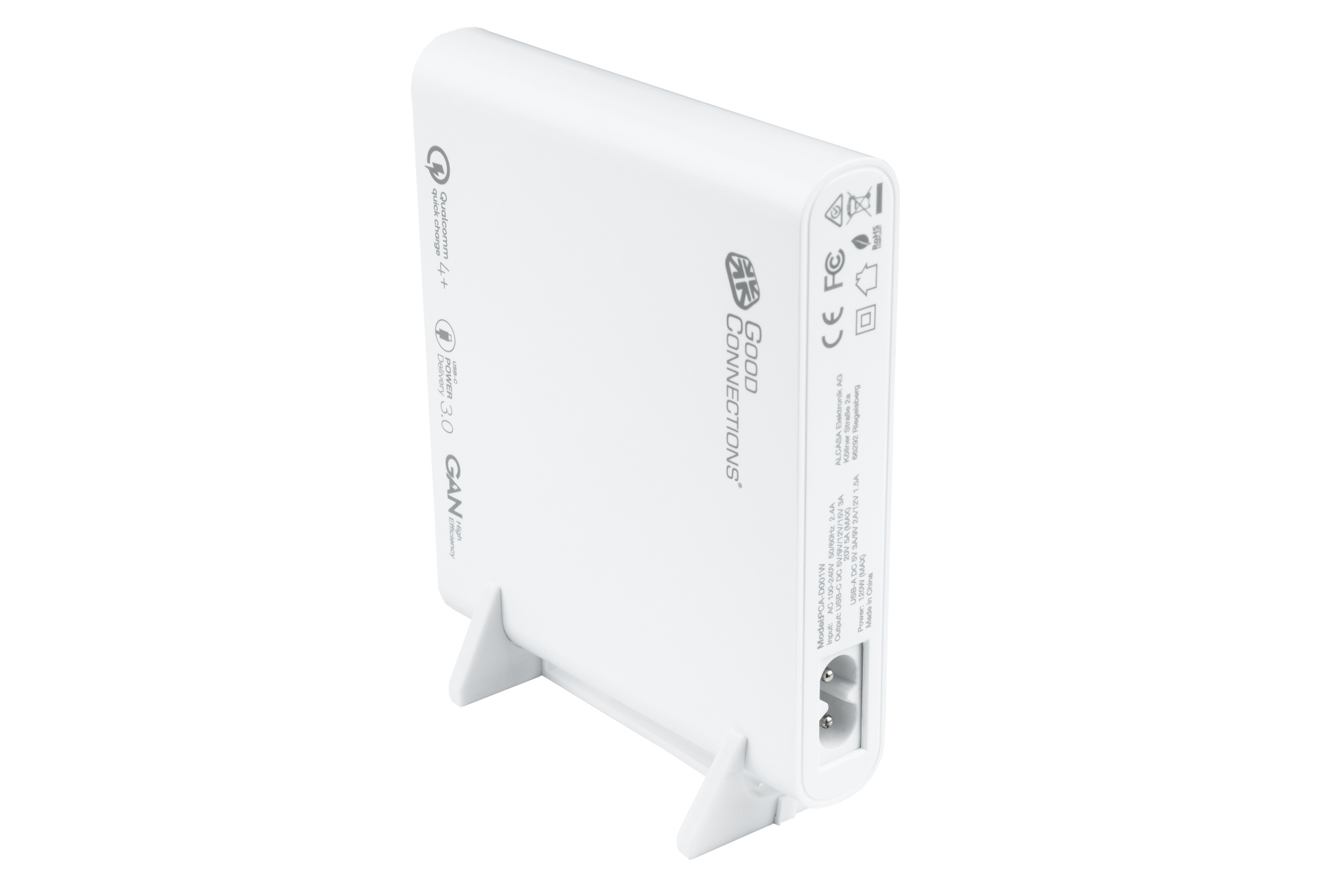 Good Connections PCA-D001W - Indoor - AC - 20 V - 1,5 m - Weiß, Ansicht 4