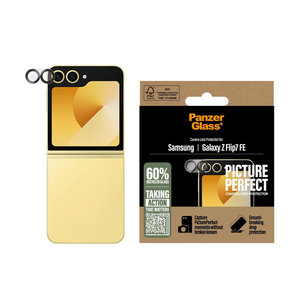 PanzerGlass PicturePerfect Lens Protector Galaxy Z Flip7 FE, Ansicht 2