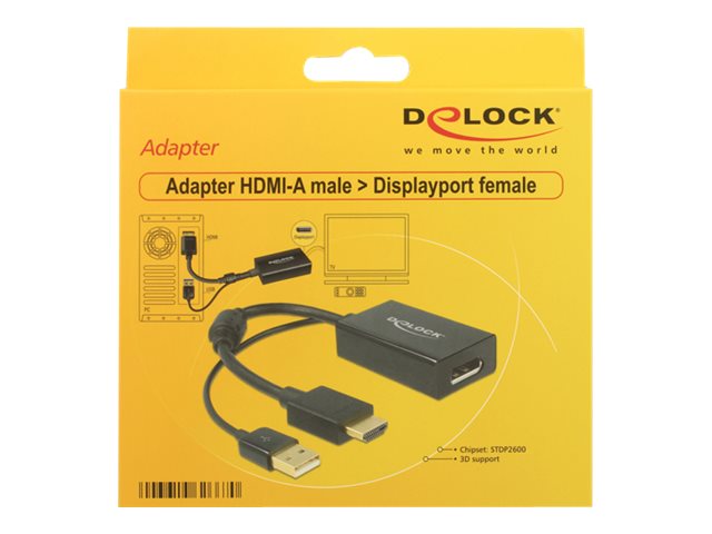 Delock Videokonverter - HDMI - DisplayPort (62667)