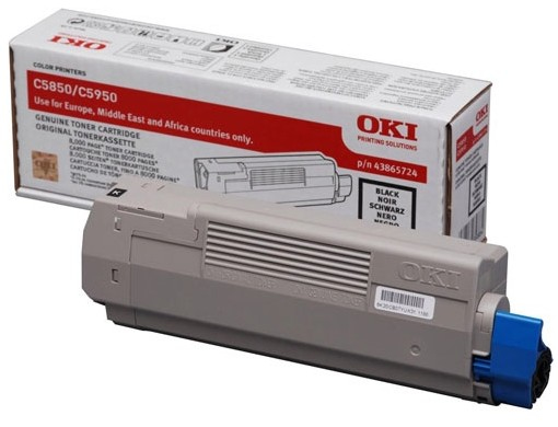 OKI Schwarz - Original - Tonerpatrone - für OKI MC560dn, MC560n, Ansicht 2