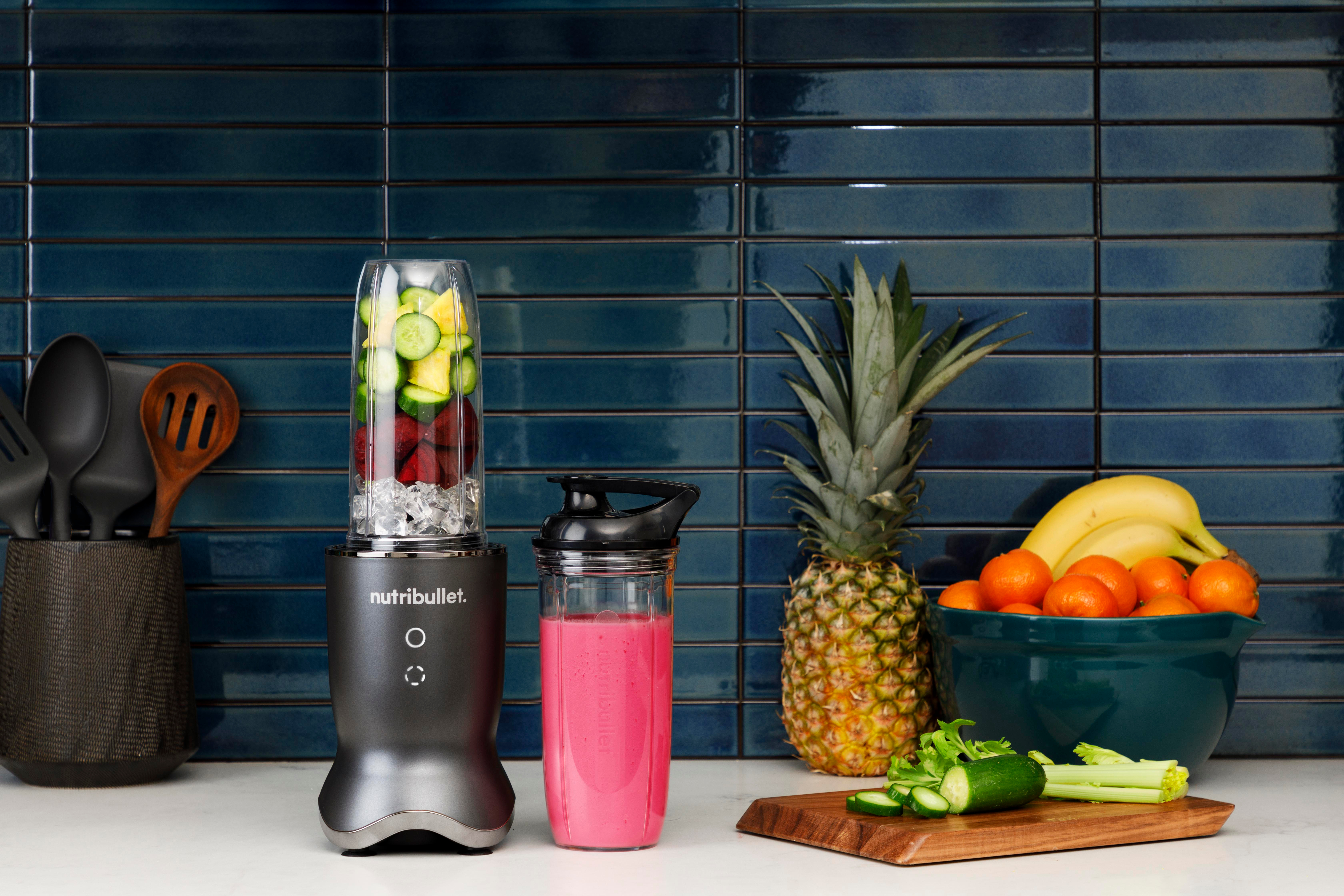 NutriBullet NB1206DGCC Tischplatten-Mixer 0.9 l Pulsfunktion 1200 W Schwarz, Ansicht 3