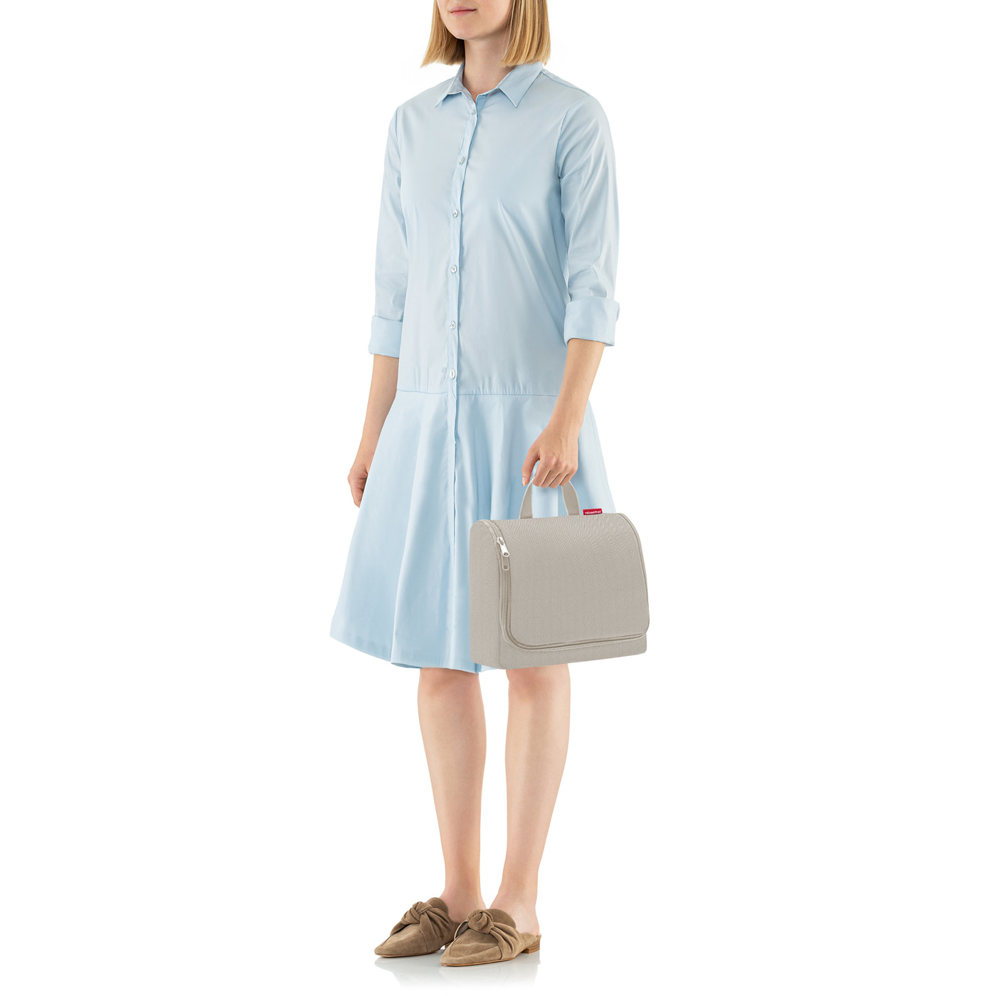 Reisenthel Necessaire Toiletbag XL Herringbone Sand, Ansicht 4