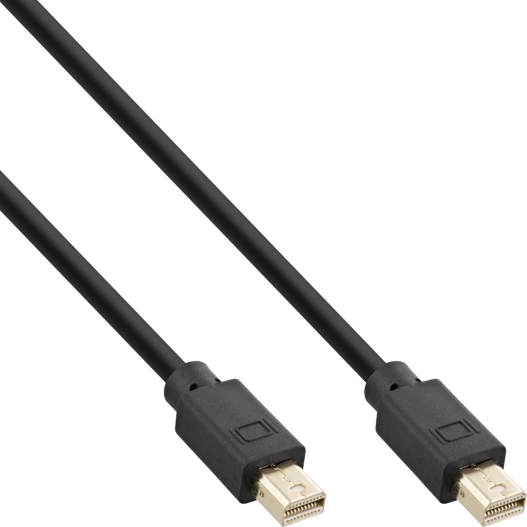 InLine Mini DisplayPort 1.4 Kabel 1 m Schwarz, Gold