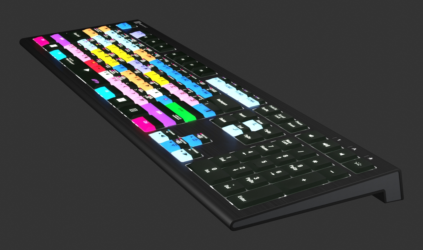 Logickeyboard Avid Media Composer Astra 2 Pro - TL: UK, QWERTY, Ansicht 2