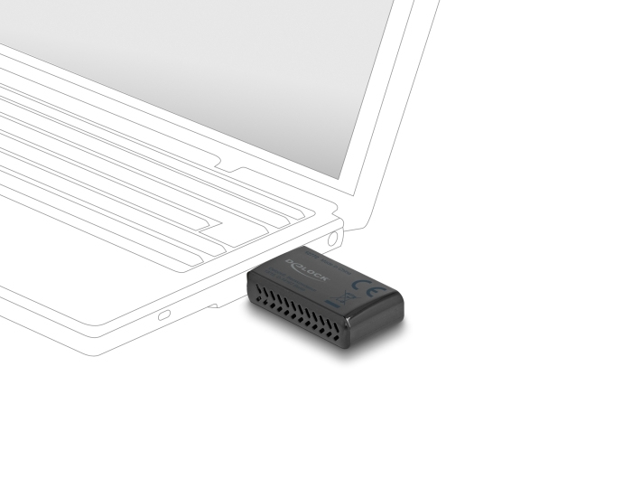 Delock Wi-Fi 6 Dualband WLAN USB Stick AX1800 1201+ 574 Mbps - WLAN - 1.775 Mbps, Ansicht 3