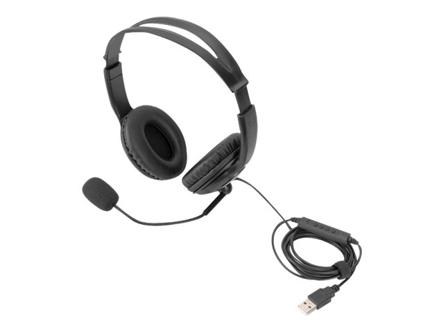 DIGITUS - Headset - On-Ear - kabelgebunden - USB-A