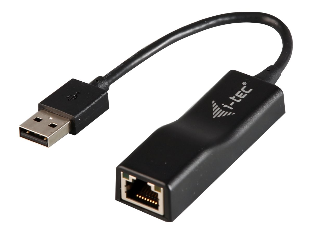 iTec USB 2.0 Advance 10/100 Fast Ethernet LAN Network Adapter USB 2.0 auf RJ45 LED-Anzeige fuer Tablets Ultrabooks Notebooks