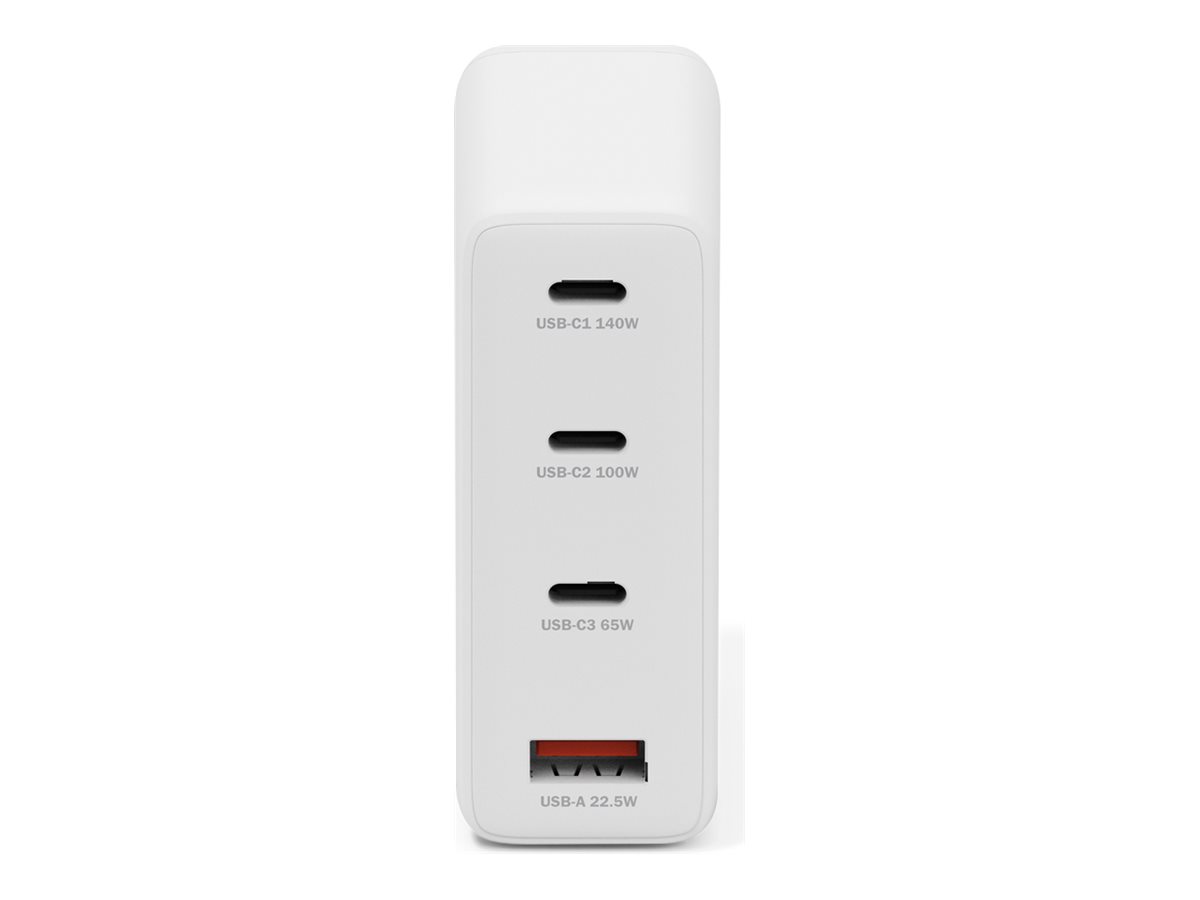 DIGITUS USB GaN Charger 140W, 3x USB-C, 1x USB-A