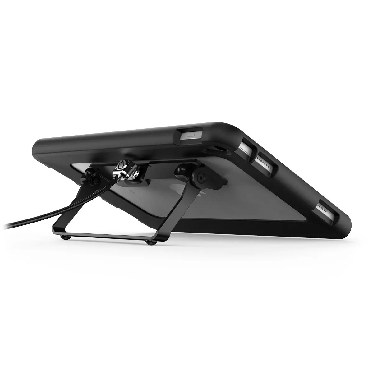 Compulocks iPad 10.2 Secured Kickstand - Stoßstange für Tablet - Ständer - Gummi, Metall - Schwarz, Ansicht 3