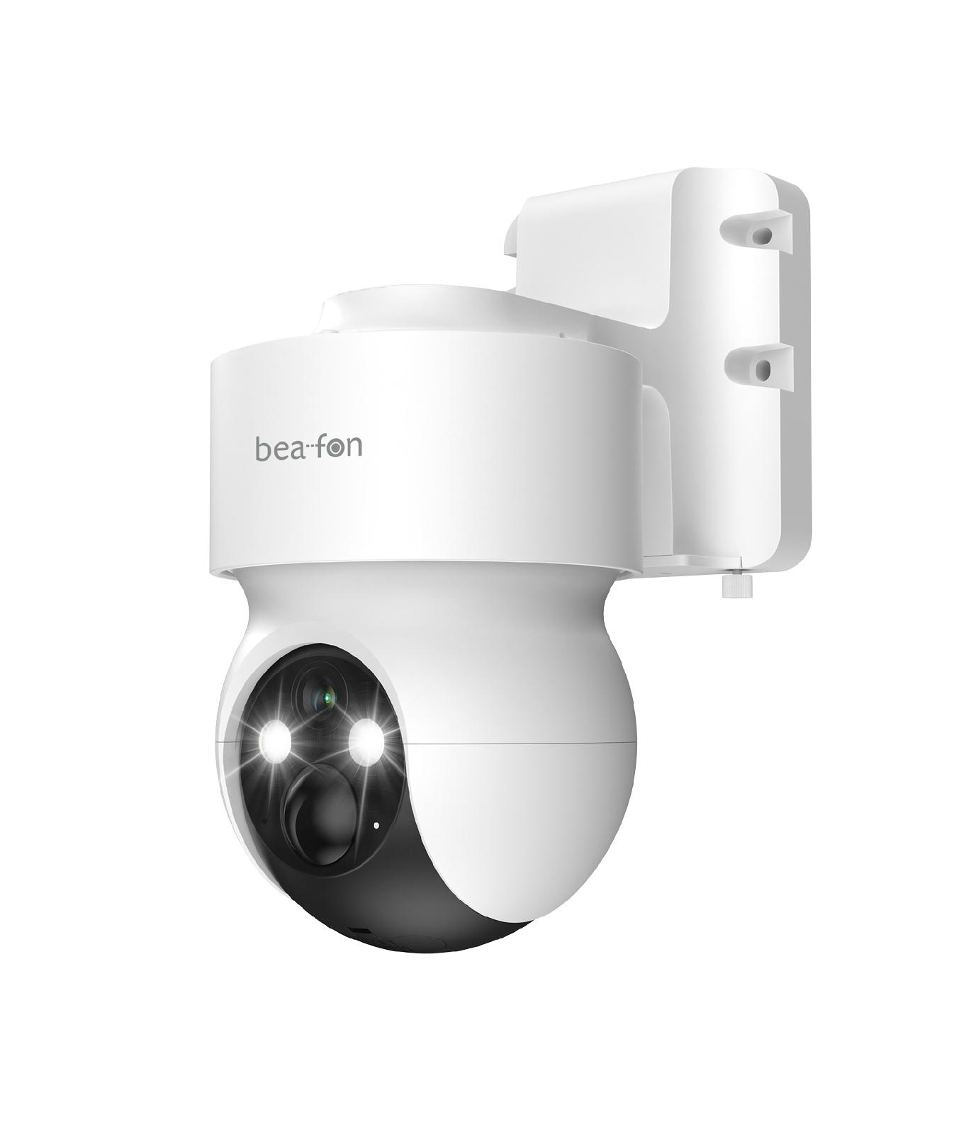 Bea-fon SAFER 3S Pro - IP-Sicherheitskamera - Draußen - Kabellos - Amazon Alexa & Google Assistant - Wand - Weiß, Ansicht 4