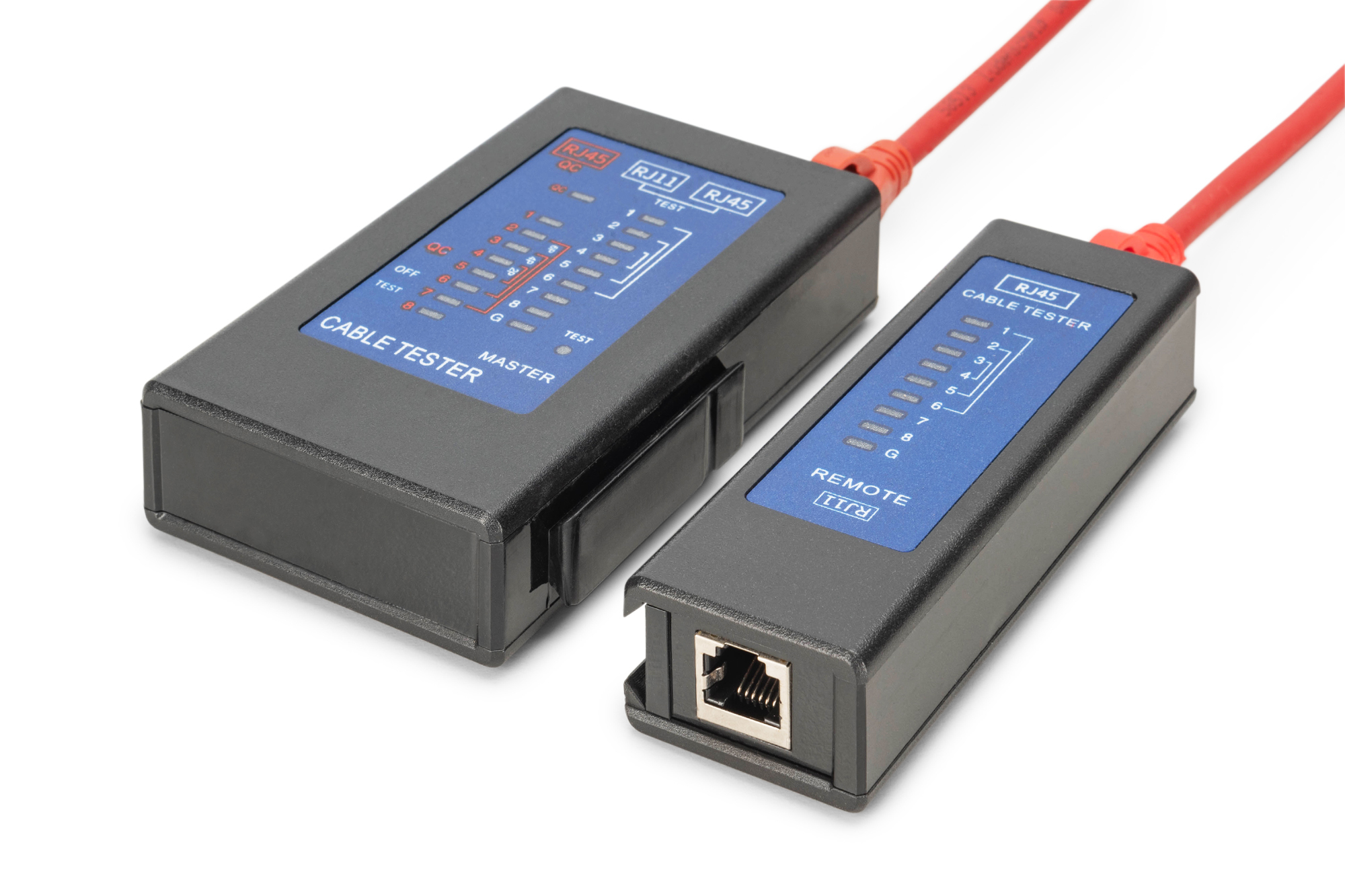 DIGITUS Netzwerkkabel Tester RJ45, Ansicht 2