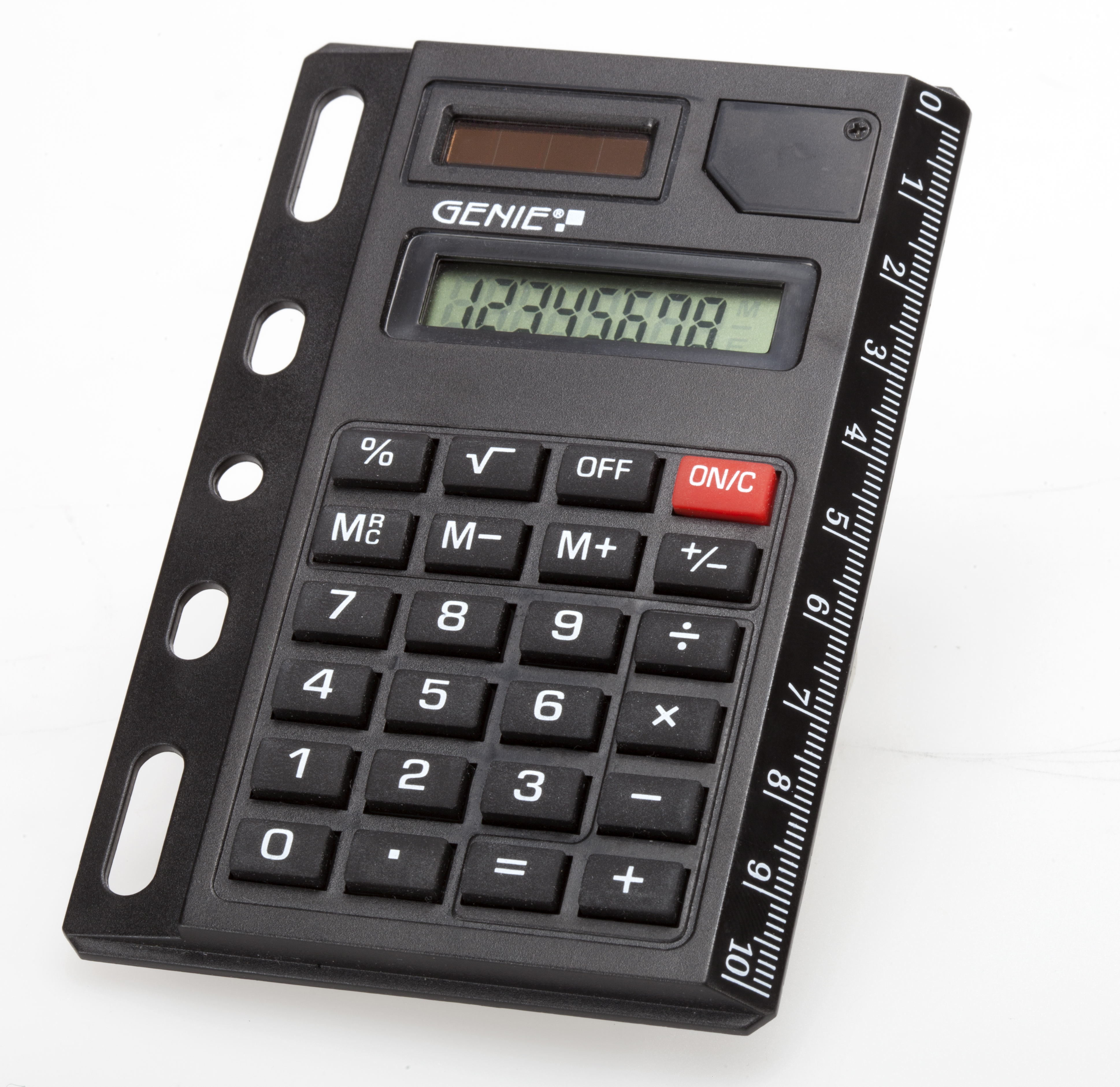 Genie 325 - Tasche - Einfacher Taschenrechner - 8 Ziffern - 1 Zeilen - Batterie/Solar - Schwarz, Ansicht 2
