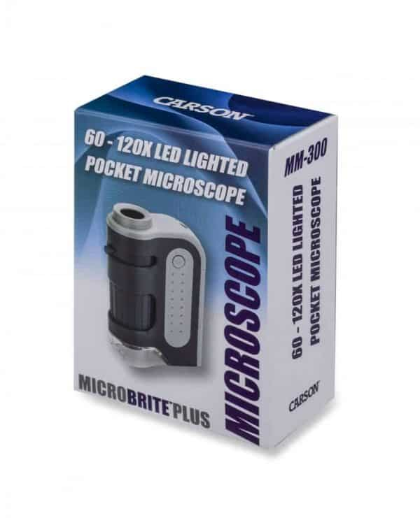 Carson MicroBrite Plus - Schwarz - Grau - 120x - 60x - LED - AA - 58,4 mm, Ansicht 3
