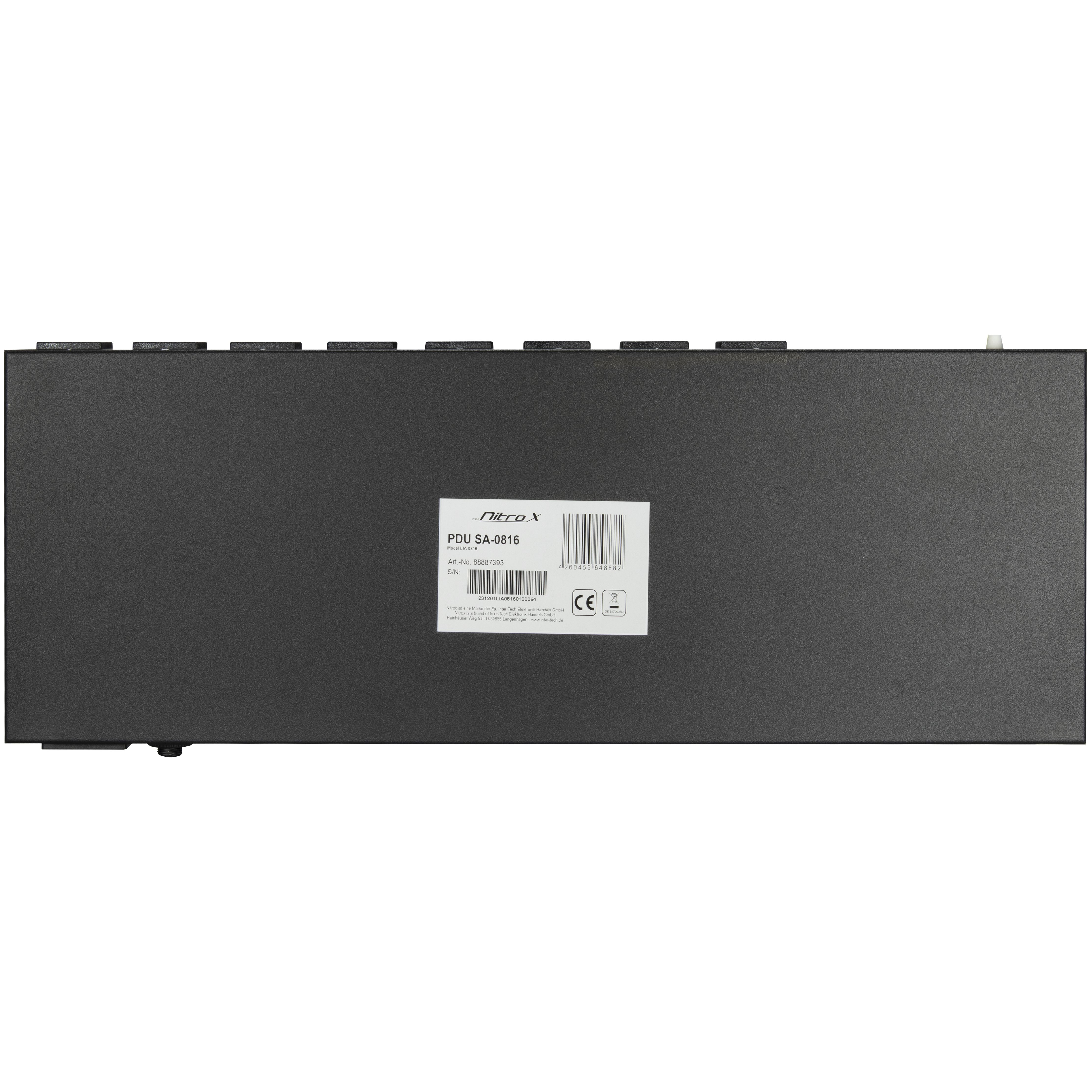 Inter-Tech h IPC PDU SA-0816 16A für 19 Serverschränke - 19 - 19 - 19 - Rack-Modul, Ansicht 4
