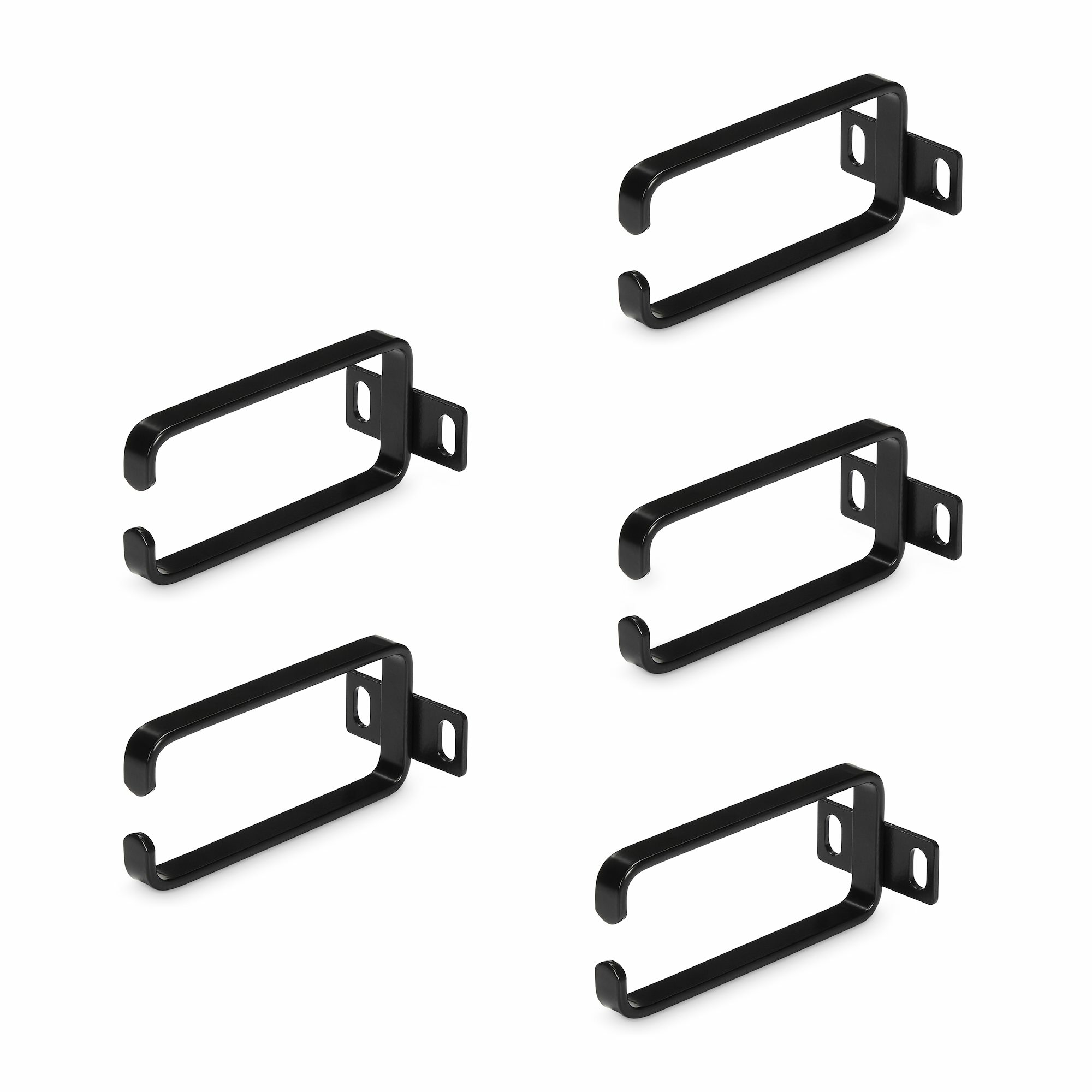 StarTech.com 5-Pack 1U Vertical Cable Management D-Ring Hooks, Cable Manager For 19 Server Racks/Cabinets, Network Rack, Ansicht 4