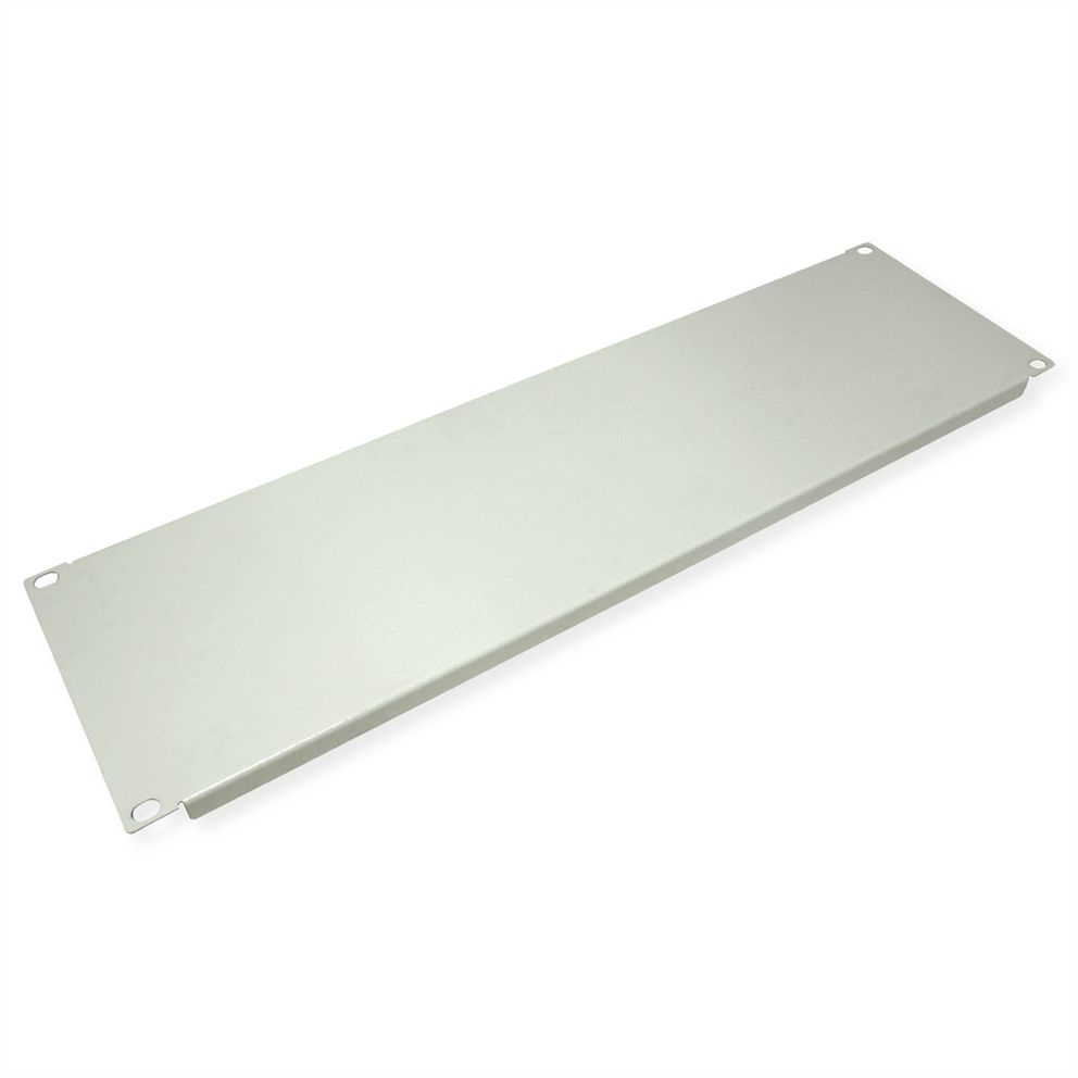 VALUE Blindabdeckung - Hellgrau, RAL 7035 - 3U - 48.3 cm (19), Ansicht 4