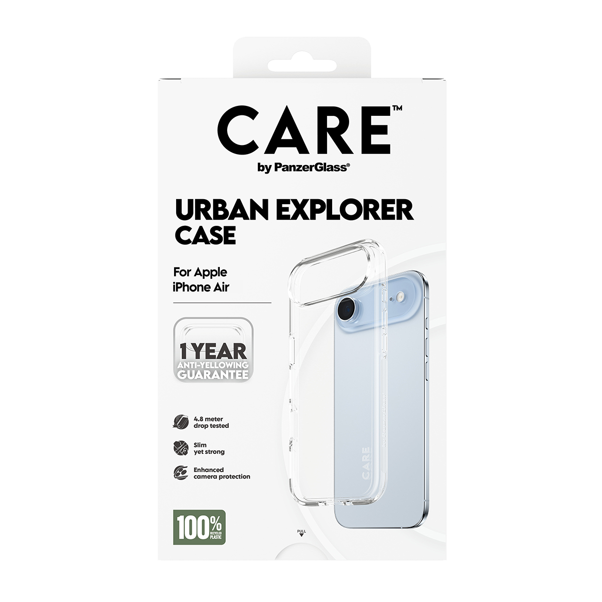 PanzerGlass CARE Flagship Case transp. Urban Explorer Clear Frame iPhone 17 Air, Ansicht 4