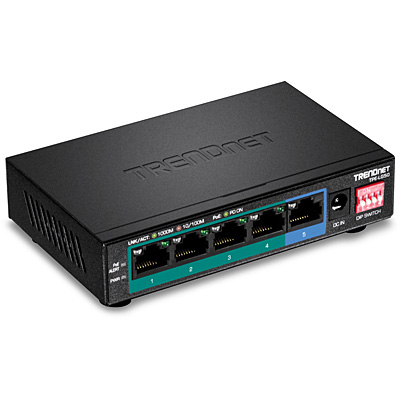 TRENDnet TPE LG50 - Switch - unmanaged - 4 x 10/100/1000 (PoE+), Ansicht 2