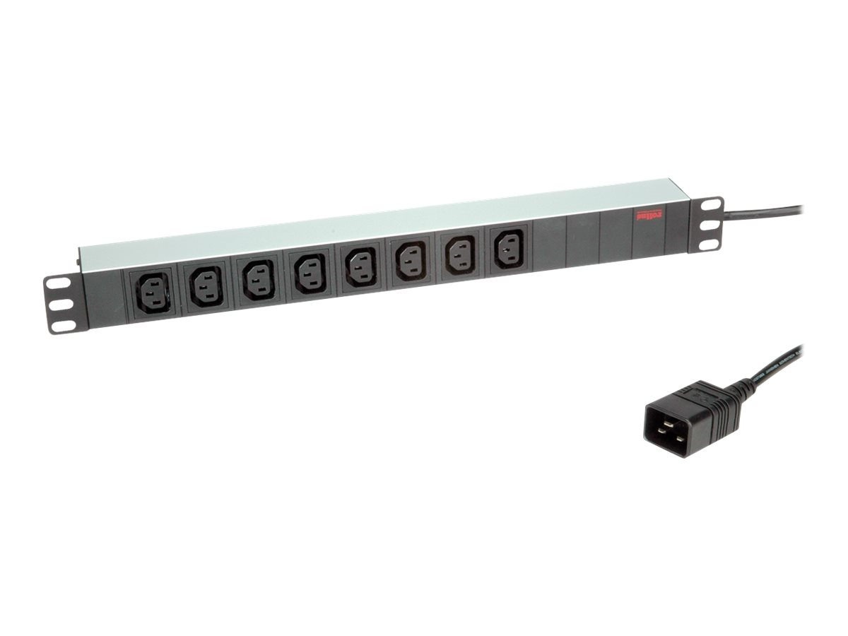 ROLINE Stromverteilungseinheit (Rack - einbaufähig) - 3600 Watt - Eingabe, Eingang IEC 60320 C20 16A, Ansicht 3