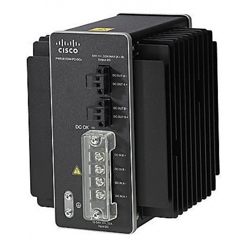 Cisco PWR-IE170W-PC-AC=, 170 W, 100 - 240 V, 1.25 A, Schwarz