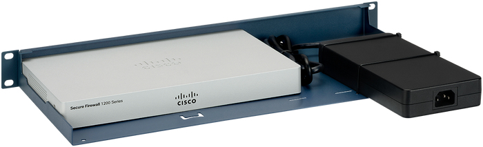 Rackmount.IT RM-CI-T25 - Montagesatz für Netzwerkgeräte - Rack montierbar - cisco metallisch blau - 1U - 48.3 cm (19), Ansicht 2