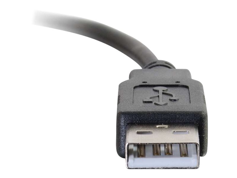 C2G 1m USB 2.0 USB Type C to USB A Cable MM - USB C Cable Black - USB-Kabel - USB (M)
