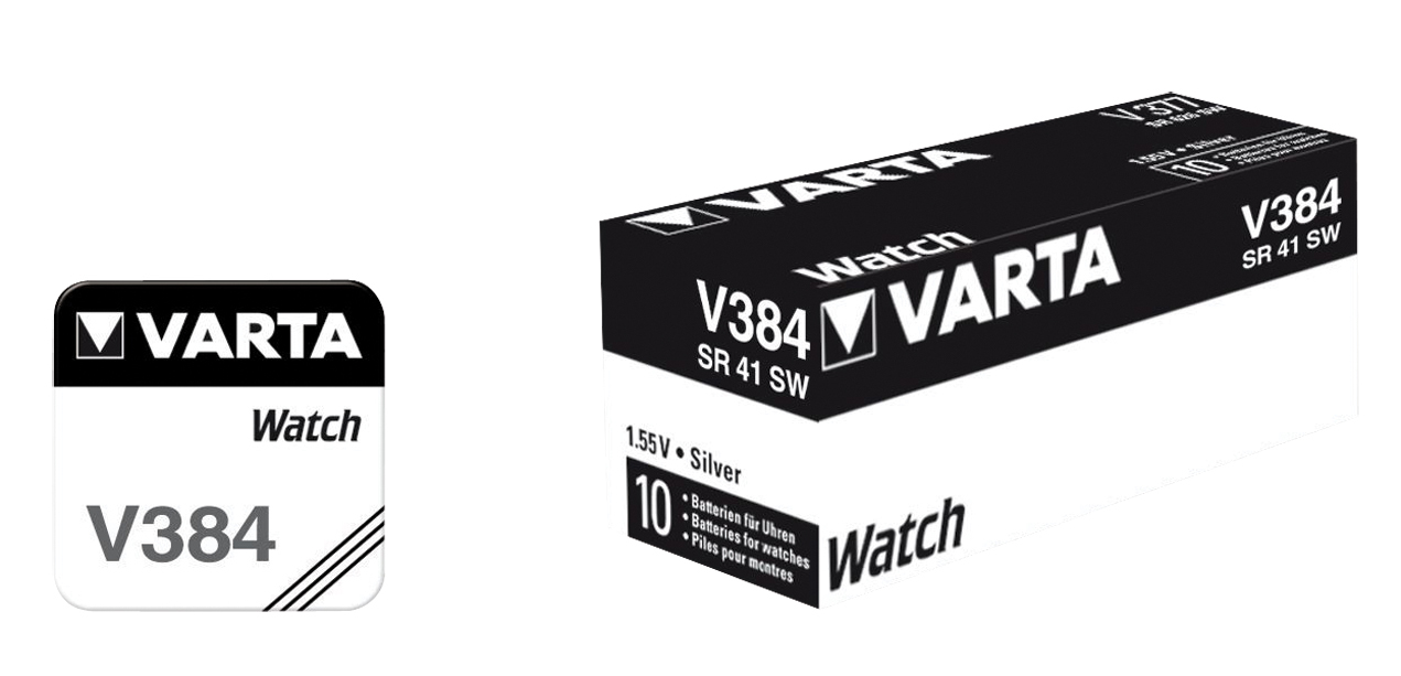 Varta V 384 - Batterie SR41 - Silberoxid - 38, Ansicht 2
