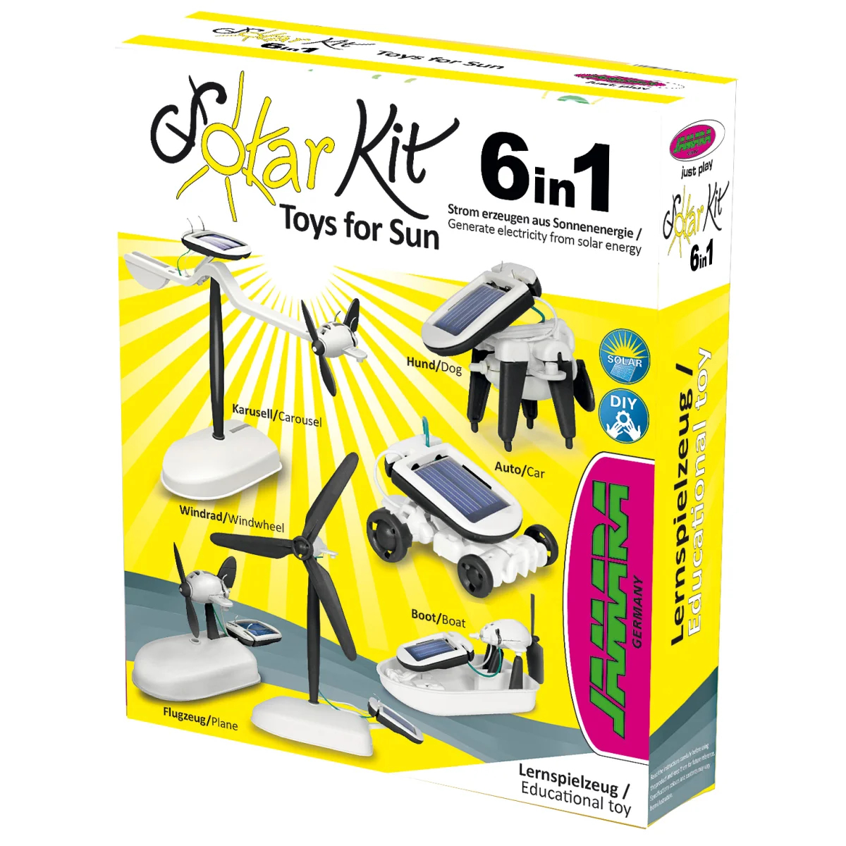 JAMARA Solar Kit 6in1 schwarz/weiß 10+, Ansicht 3