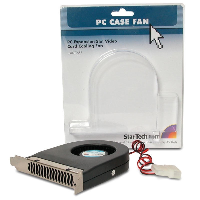 StarTech.com Interner Slotblech Gehäuselüfter mit 4-Pin LP4-Molex, Ansicht 3