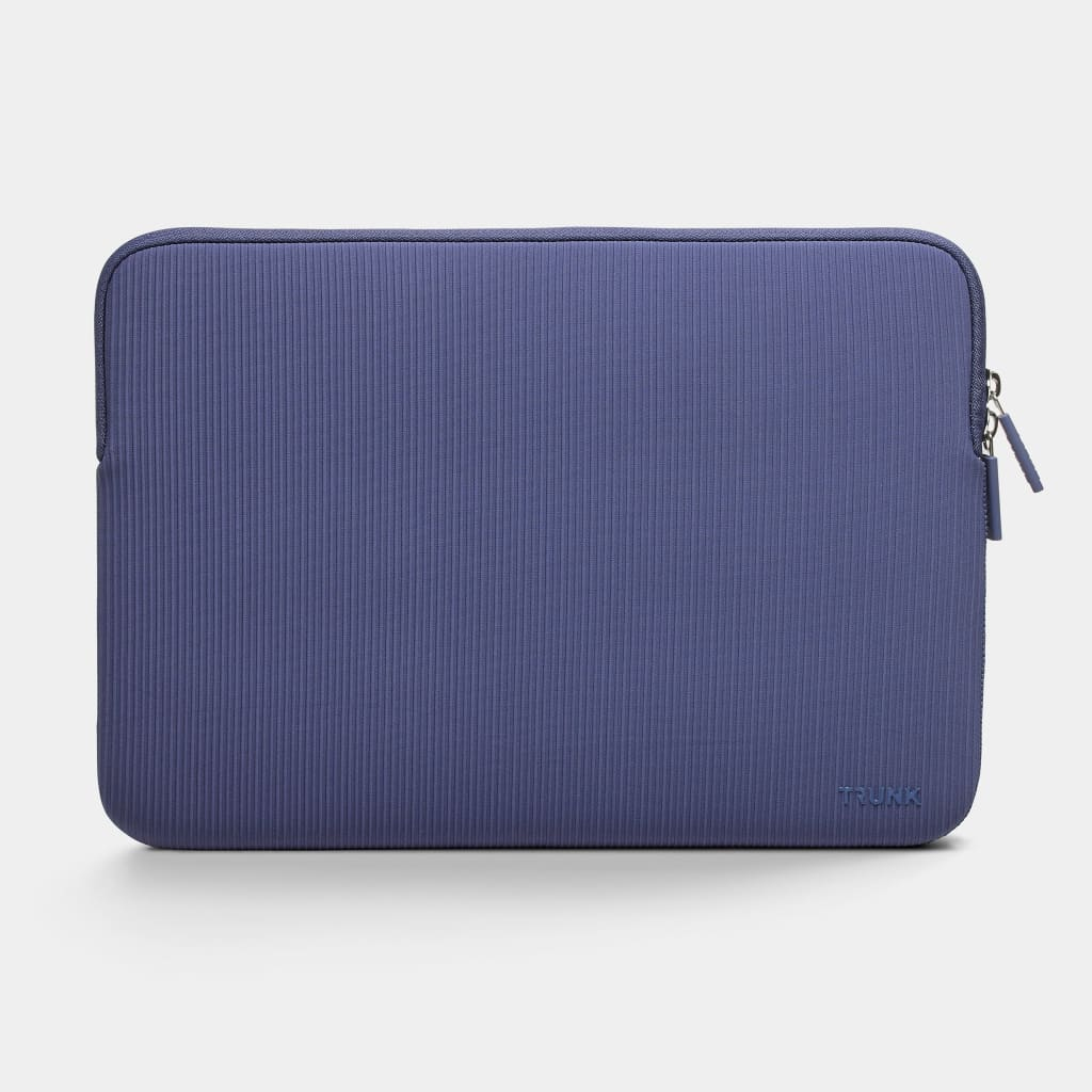 Sneakpeek Textile Neopren Sleeve gerippt für MacBook Air/MacBook Pro 13 blau, Ansicht 2