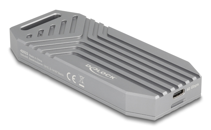 Delock M.2 NVMe SSD Gehäuse USB 40 Gbps - werkzeugfrei, Ansicht 4
