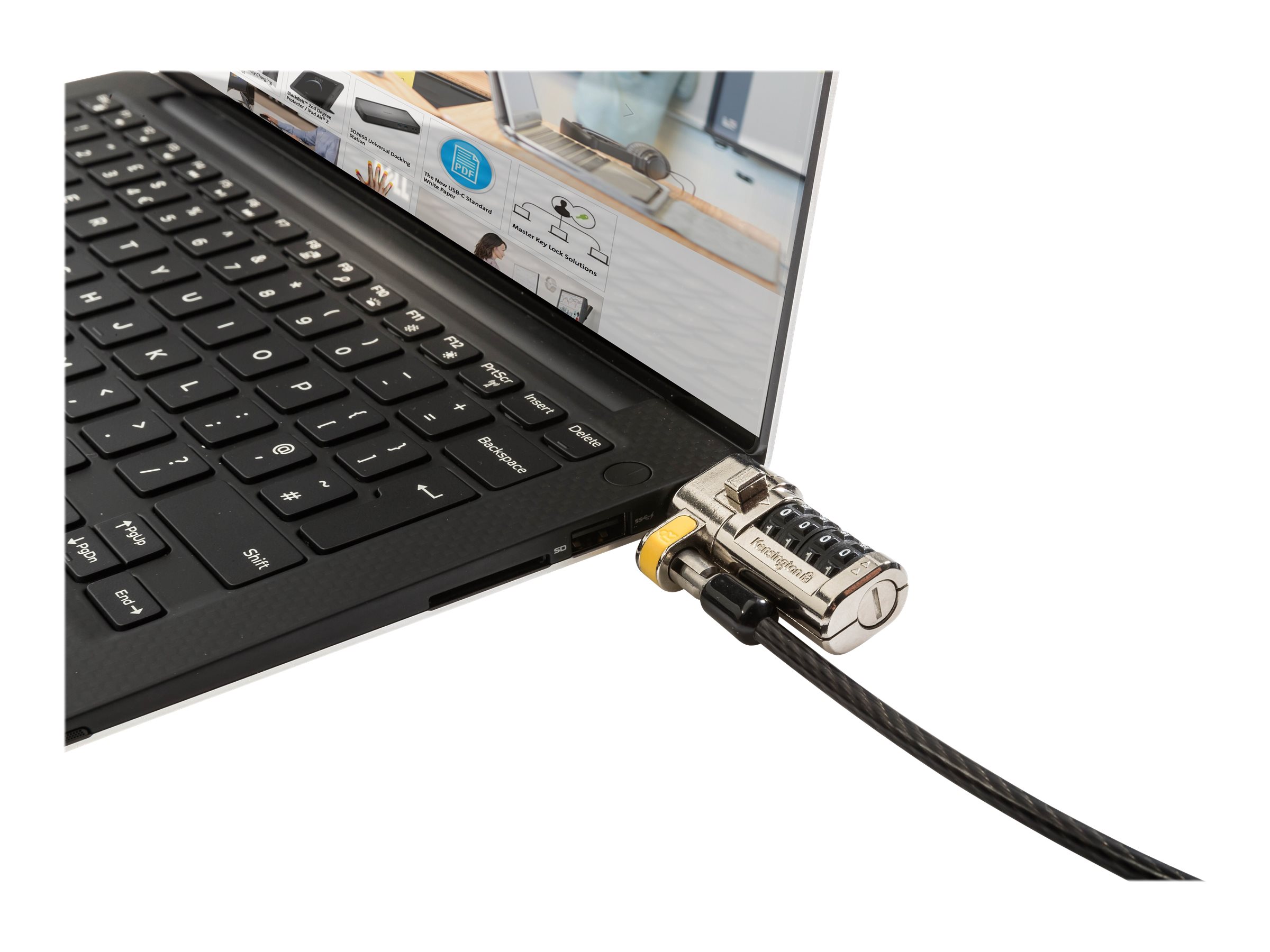Dell Kensington Clicksafe Combination Lock - Sicherheitskabelschloss, Ansicht 3