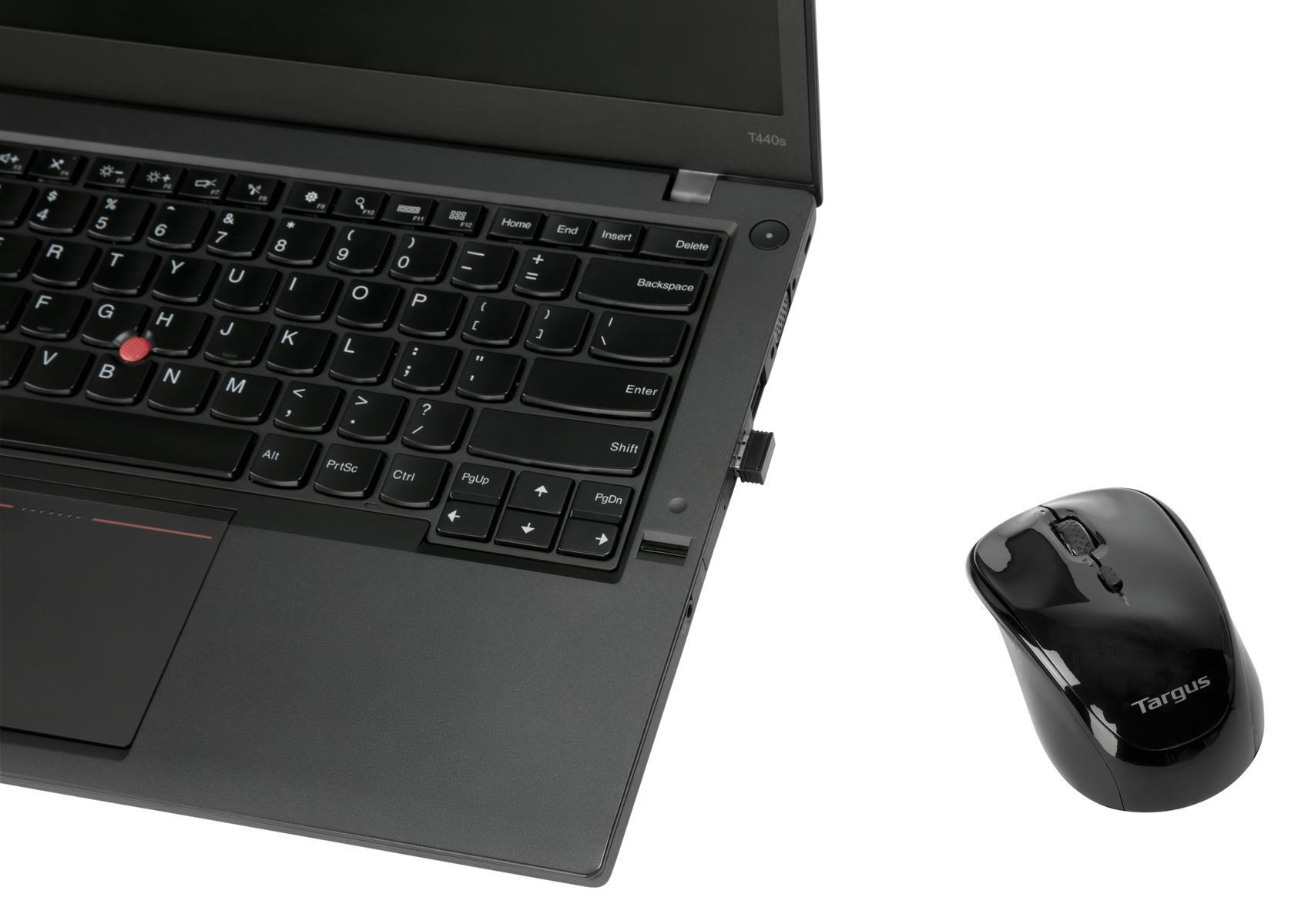 Targus Maus - rechts- und linkshändig - optisch - kabellos - 2.4 GHz - kabelloser Empfänger (USB), Ansicht 2