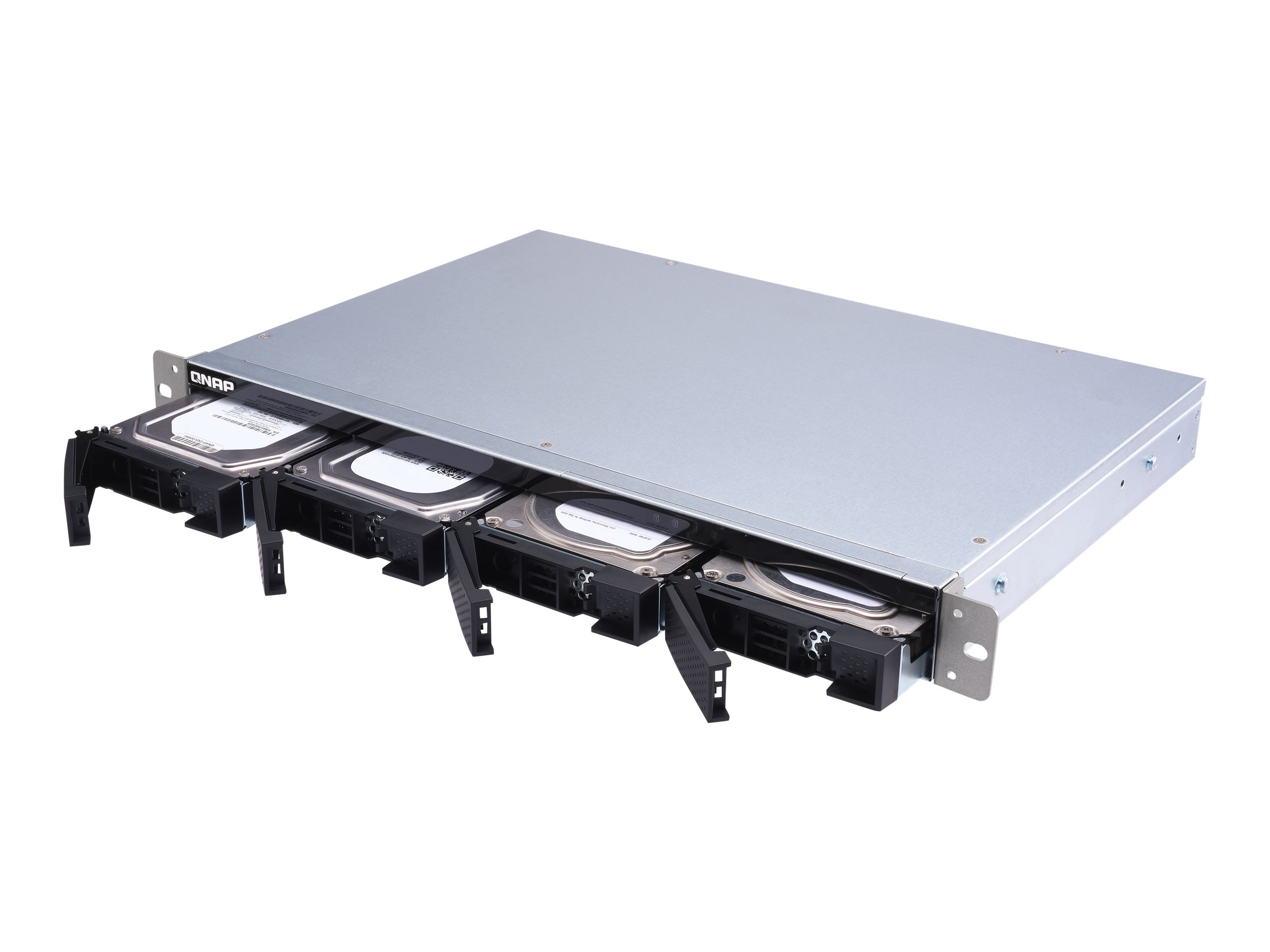 QNAP TL-R400S - Festplatten-Array - 4 Schächte (SATA-600) - SATA 6Gb/s (extern) - Rack - einbaufähig