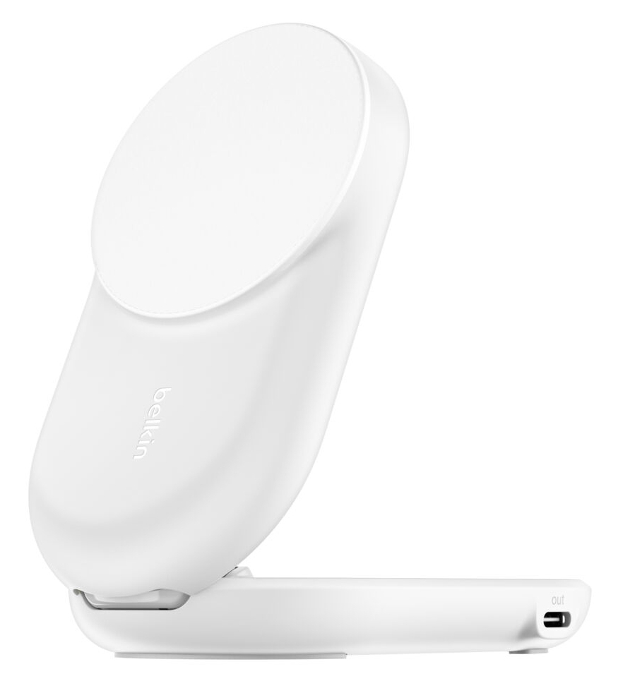Belkin UltraCharge - Kabelloses Ladegerät - magnetisch, faltbar + AC-Netzteil - 25 Watt - Ultra Fast Charge (USB-C), Ansicht 3