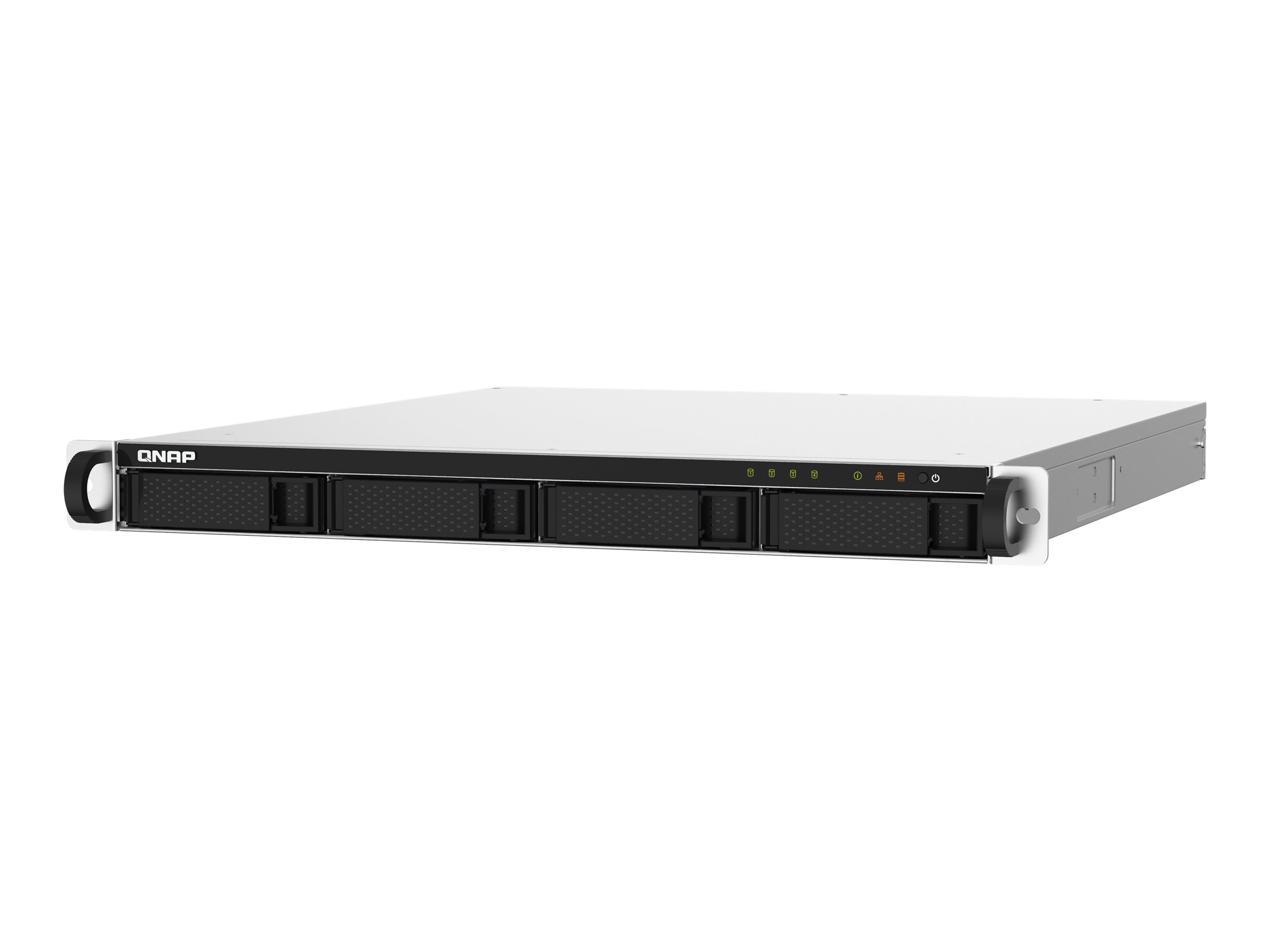 QNAP TS-432PXU-RP - NAS-Server - 4 Schächte - Rack - einbaufähig - SATA 6Gb/s - RAID 0, 1, 5, 6, 10, JBOD - RAM 2 GB - Gigabit Ethernet / 2.5 Gigabit Ethernet / 10 Gigabit Ethernet - iSCSI Support - 1U