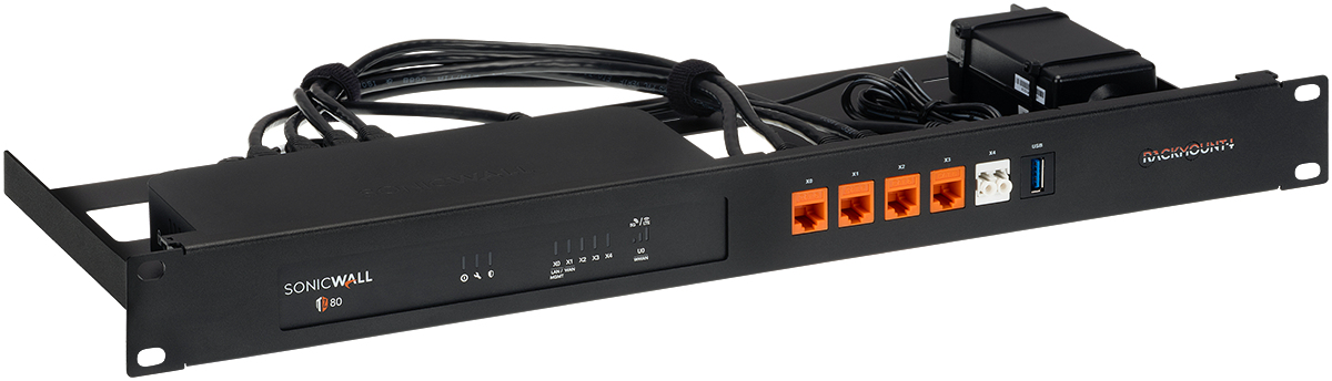 Rackmount.IT .IT Rackmount SonicWall TZ80, Ansicht 3