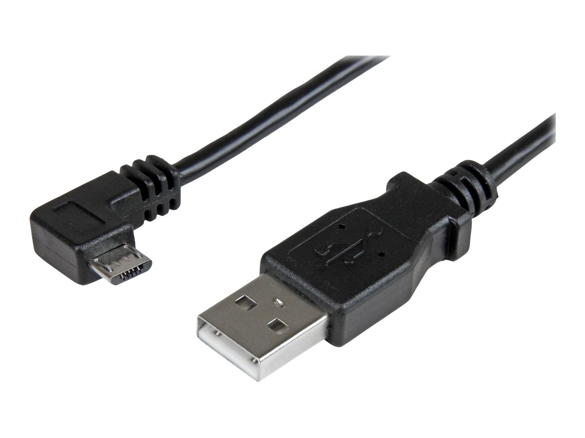 StarTech.com StarTech Micro USB Lade/Sync-Kabel - St/St - Micro USB rechtsgewinkelt - 1m - USB auf Micro USB Ladekabel - USB-Kabel - Micro-USB Typ B (M)