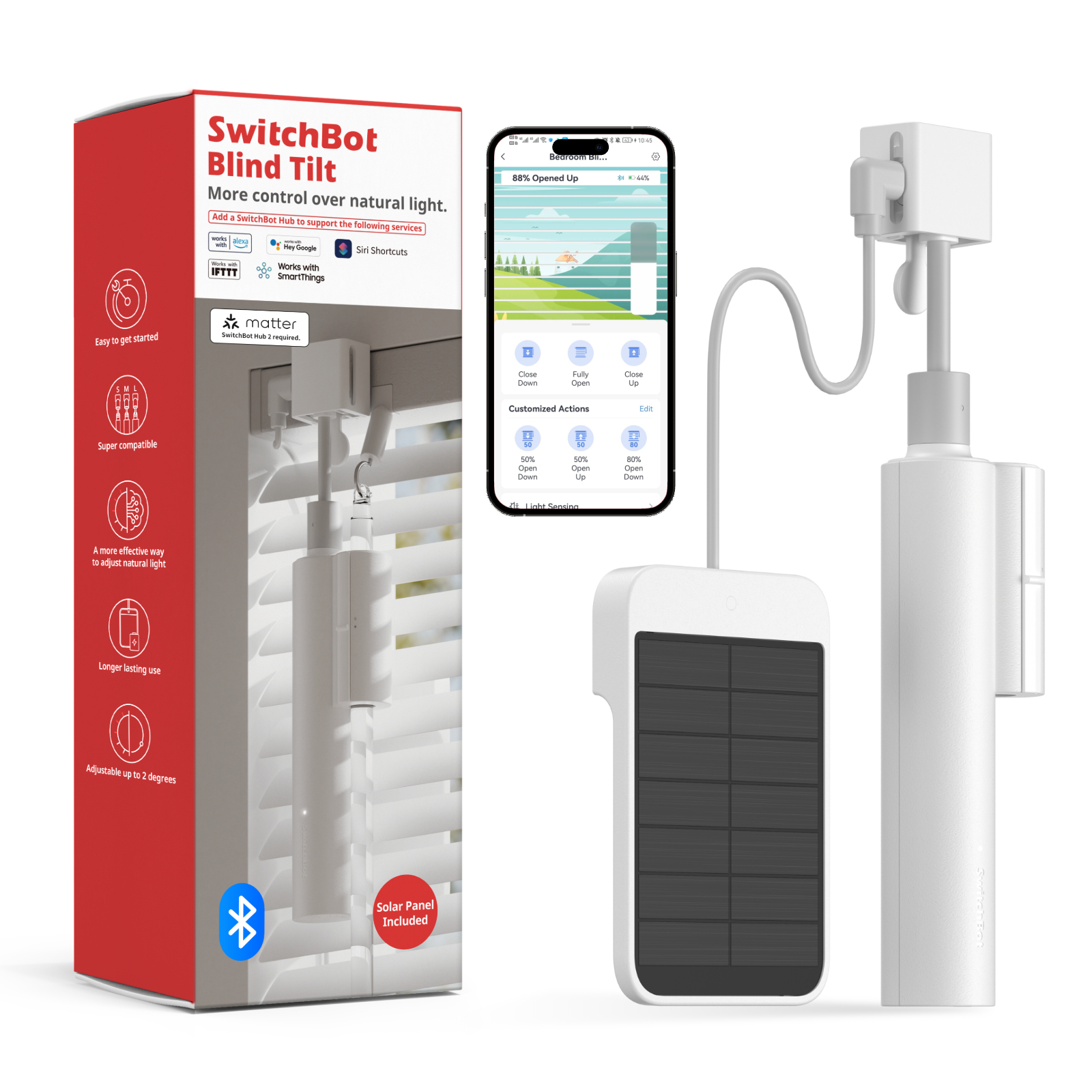 Switchbot Blind Tilt - Smarte elektrische Jalousiesteuerung, Ansicht 3