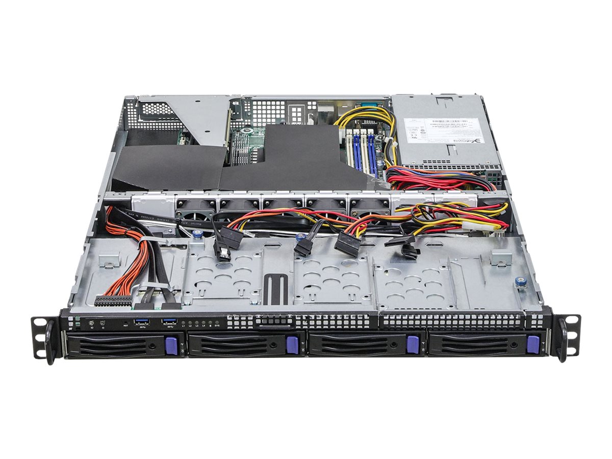 ASRock Rack 1U4LW-X570 RPSU - Server - Rack-Montage - 1U - keine CPU - RAM 0 GB - SATA - 400 Watt, Ansicht 2