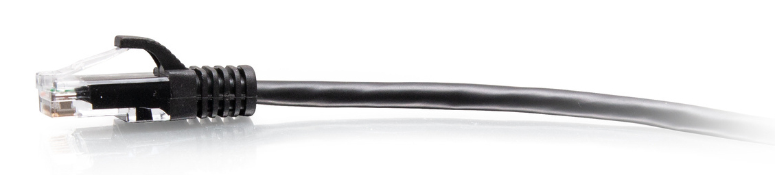 C2G 1ft (0.3m) Cat6a Snagless Unshielded (UTP) - Schwarz, Ansicht 3