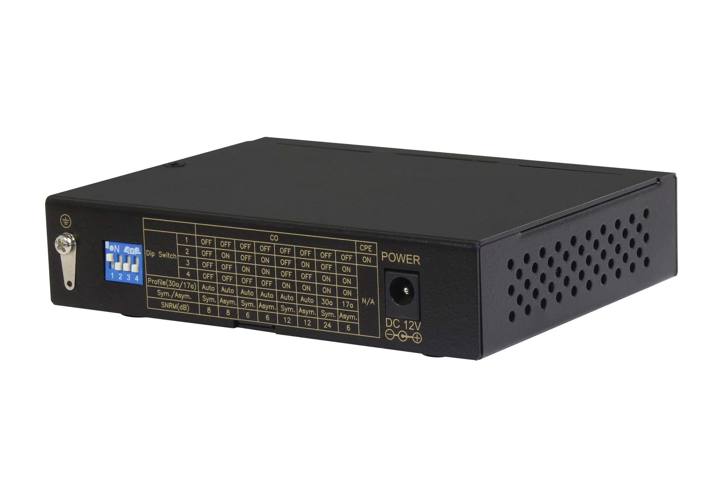 ALLNET ALL-MC116VDSL2 - 2x RJ45 - SFP - 10BASE-T - 100BASE-T - 160 Mbit/s - Schwarz - ADSL (RJ-11) - Ethernet (RJ-45), Ansicht 2