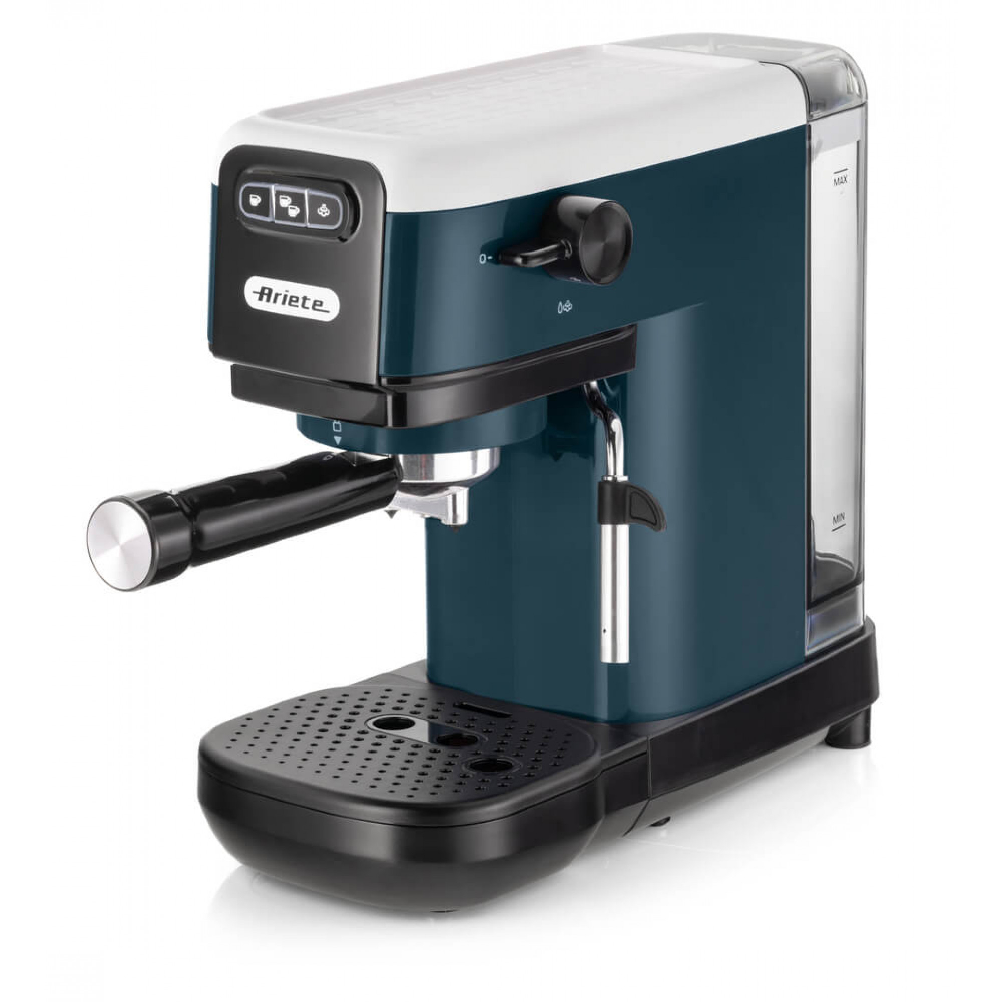 Ariete Siebträgermaschine weiß - Espresso-Automat - 15 Bar, Ansicht 3