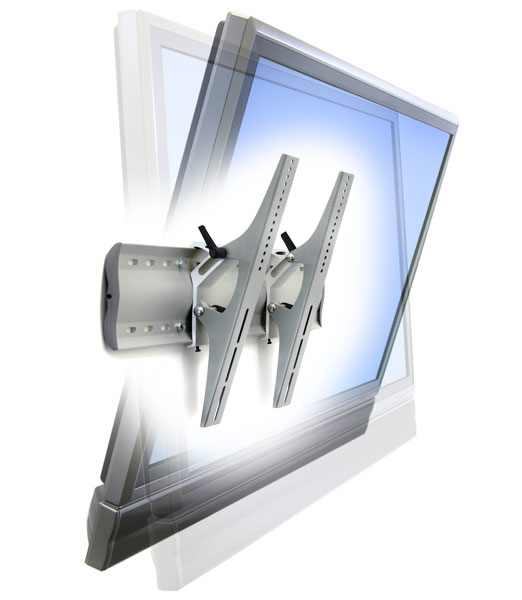 Ergotron TM Tilting Wall Mount - Befestigungskit (Wandplatte, Befestigungen, 2 Klammern), Ansicht 4