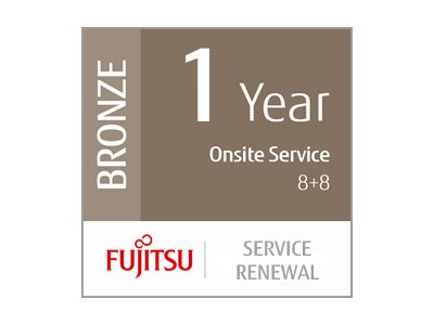 Fujitsu 1 Jahr Service-Erneuerung: Vor-Ort Service - Reaktionszeit innerhalb von 8 Stunden + 8-Stunden-Fix Network Scanner